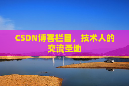 CSDN博客栏目，技术人的交流圣地